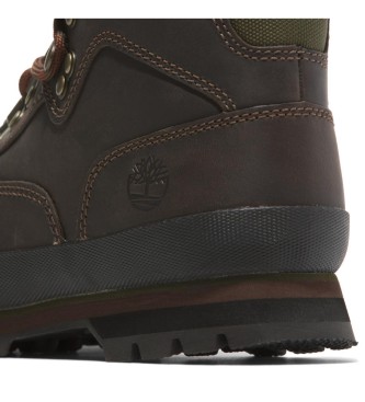 Timberland Skórzane buty turystyczne Euro Hiker Mid brązowe