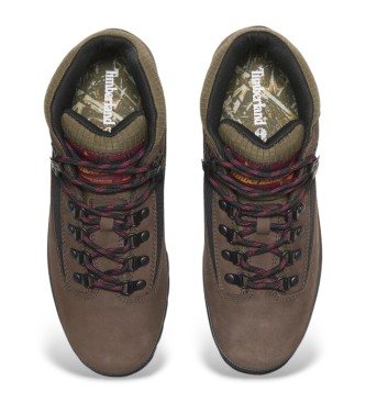 Timberland Scarponi da trekking in pelle Euro Hiker Mid grigi