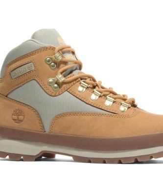 Timberland Botas de caminhada em pele Euro Hiker Mid castanho