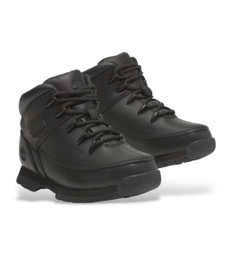 Timberland Euro Sprint Schwarze mittelhohe Lederstiefel