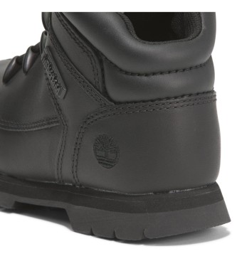 Timberland Botas de piel de media caa Euro Sprint Negro