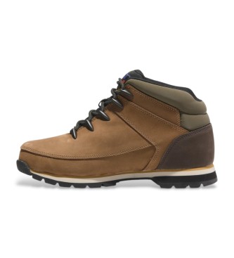 Timberland Botines de piel Euro Sprint Mid marrn