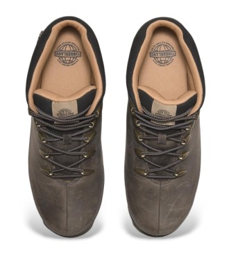 Timberland Botas de couro Euro Sprint Mid cinzentas