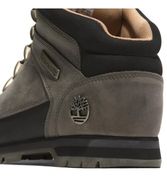 Timberland Euro Sprint Mid usnjeni škornji sive barve