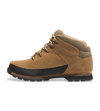 Timberland Skórzane buty Euro Sprint Mid brązowe