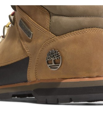 Timberland Skórzane buty Euro Sprint Mid brązowe