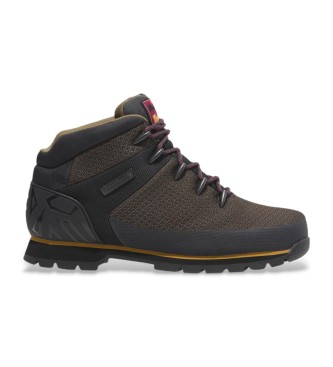 Timberland Botas de couro Euro Sprint Mid Waterproof castanho