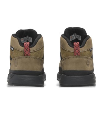 Timberland Buty Euro Trekker Mid z zielonej skóry