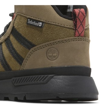 Timberland Buty Euro Trekker Mid z zielonej skóry