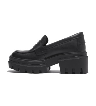 Timberland Everleigh leather loafers black