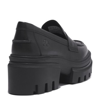 Timberland Everleigh leather loafers black