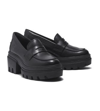 Timberland Everleigh leather loafers black