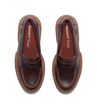 Timberland Everleigh brune loafers i lder