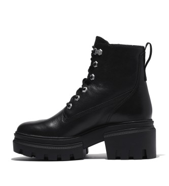 Timberland Botas de piel de media caa con cordones Everleigh negro