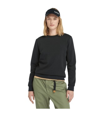 Timberland Basic Sweatshirt mit Rundhalsausschnitt und gebrstetem Rcken Exeter River schwarz