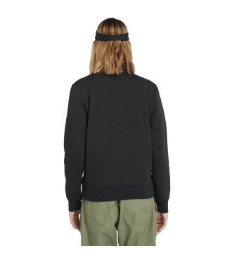 Timberland Basic sweatshirt met ronde hals en geborstelde achterkant Exeter River zwart