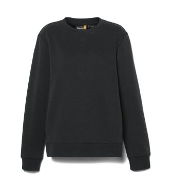 Timberland Basic sweatshirt with crew neck and brushed back Exeter River black