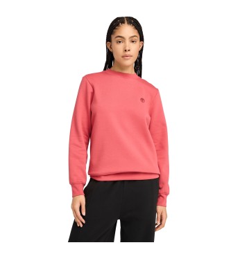 Timberland Basic sweatshirt med rund hals og brstet ryg Exeter River pink