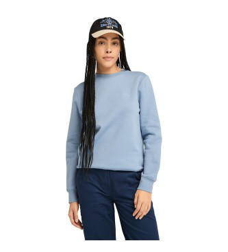 Timberland Basic sweatshirt met ronde hals en geborstelde achterkant Exeter River blauw