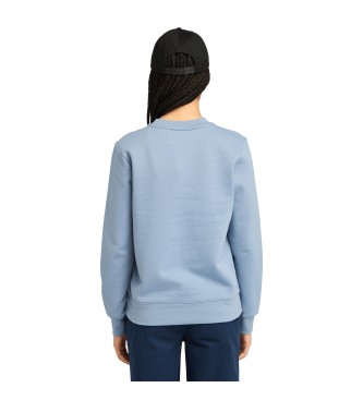 Timberland Basic sweatshirt met ronde hals en geborstelde achterkant Exeter River blauw