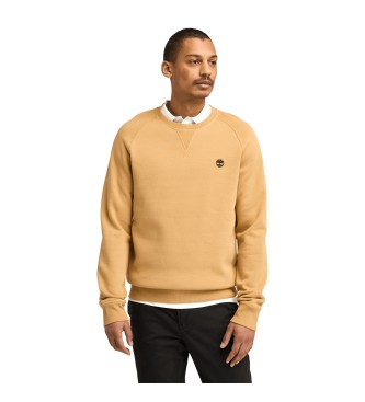 Timberland Sudadera de cuello redondo con reverso cepillado Exeter River amarillo