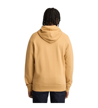 Timberland Sweatshirt med rund hals og brstet ryg Exeter River yellow