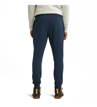 Timberland Exeter River navy sweatpants med brstet ryg