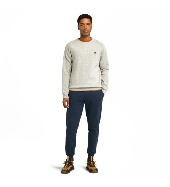 Timberland Exeter River navy sweatpants med brstet ryg