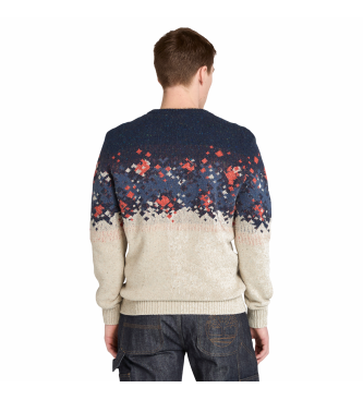 Timberland Maglione Fair Isle blu navy, beige