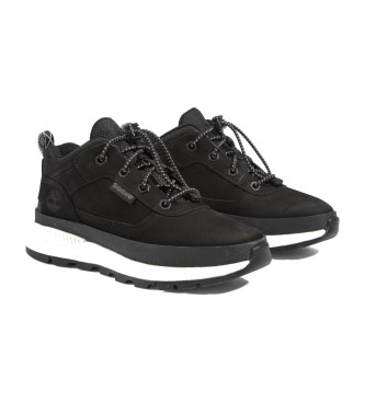 Timberland Usnjene vezalke Field Trekker black