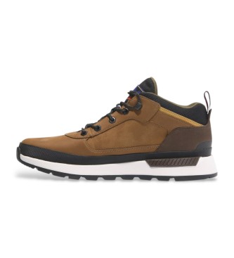 Timberland Brązowe skórzane buty Field Trekker