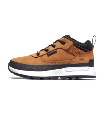 Timberland Zapatillas de piel con cordones Field Trekker amarillo