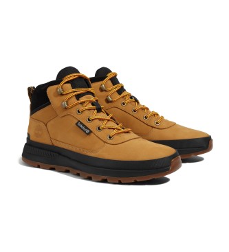 Timberland Field Trekker lgskor med snrning i lder, gula