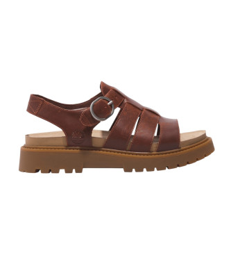 Timberland Leren sandalen Clairemont Way rood