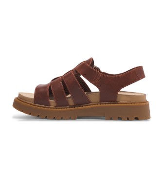 Timberland Leren sandalen Clairemont Way rood