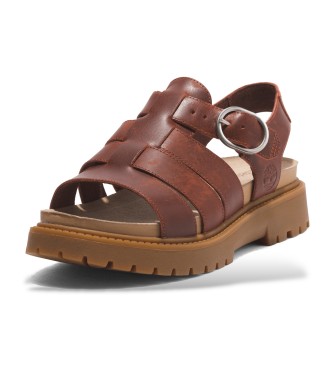 Timberland Leren sandalen Clairemont Way rood