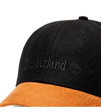 Timberland Zwarte wollen baseballpet