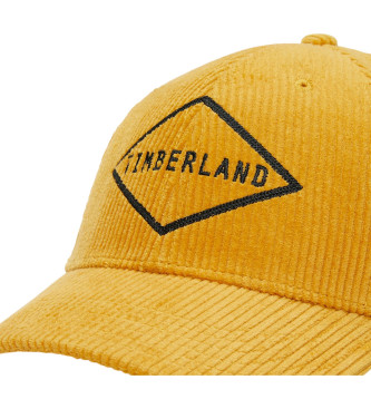 Timberland Gele ribfluwelen pet