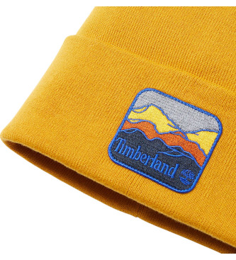 Timberland Pet met omgeslagen rand en gele bergvlek