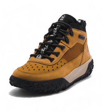 Timberland Brązowe skórzane buty Greenstride Motion 6