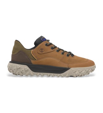 Timberland Greenstride Motion 6 Low Lace Up Vandrestvle Medium Brown Nubuck Sko