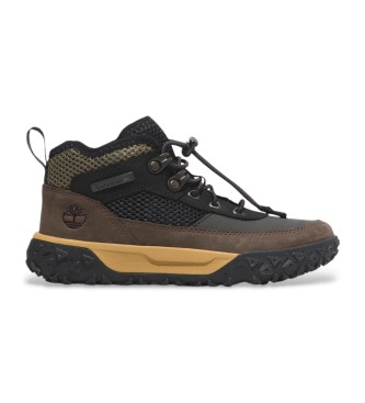 Timberland Usnjeni pohodniški čevlji Greenstride Motion 6 Mid brown