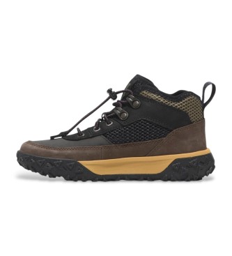 Timberland Usnjeni pohodniški čevlji Greenstride Motion 6 Mid brown