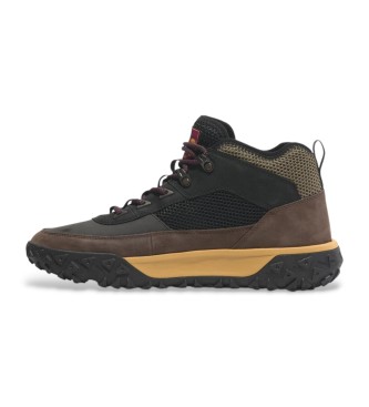 Timberland Skórzane buty alpinistyczne    Greenstride Motion 6 Mid czarny