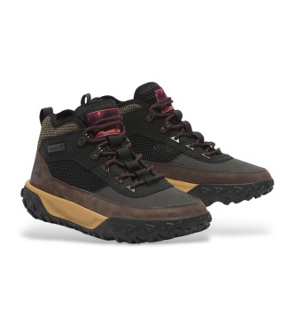 Timberland Skórzane buty alpinistyczne    Greenstride Motion 6 Mid czarny