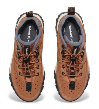 Timberland Usnjeni pohodniški čevlji Greenstride Motion 6 Mid brown