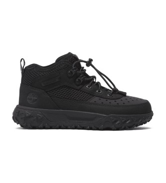 Timberland GreenStride Motion 6 low top lace-up leather mountain shoes black