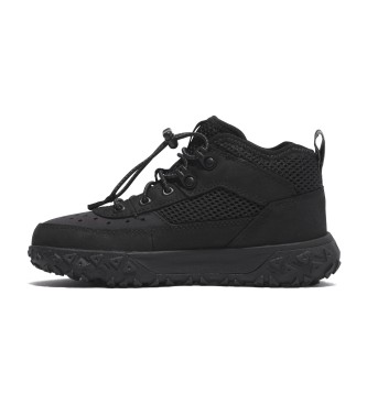 Timberland GreenStride Motion 6 low top lace-up leather mountain shoes black