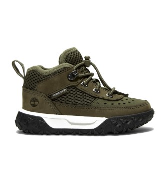 Timberland GreenStride Motion 6 vandresko i lder med snrebnd og lav top, grn