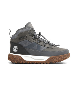 Timberland GreenStrid Motion 6 grey waterproof mid-calf leather mountaineering boots with elasticated laces